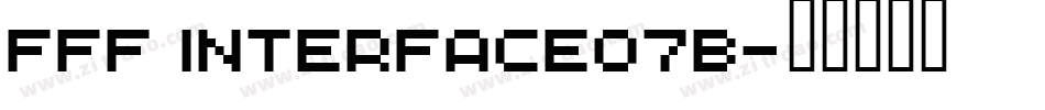 FFF Interface07b字体转换
